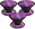 MightySkins Glossy Glitter Skin for PopSocket - Purple Sky, Protective High-Gloss Glitter Finish