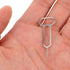 DIYEAH 300pcs Set Sim Card Ejector Tool with Keychain Mobile Phone Pin Removal Needle Universal Sim Card Pin for Cell