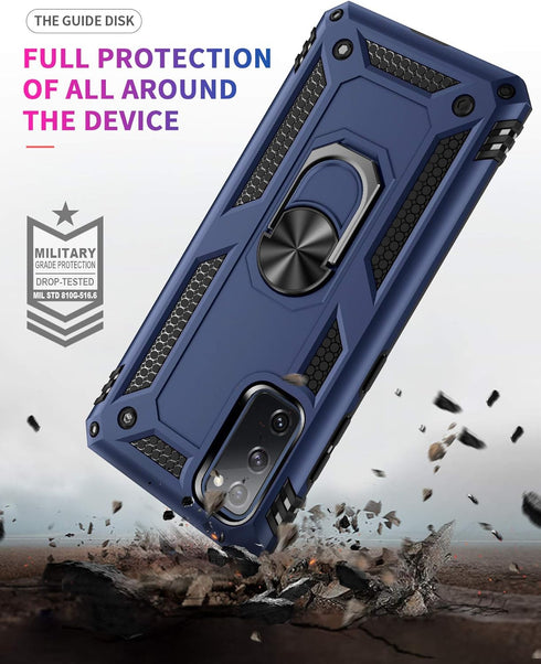 ADDIT Military Grade 15ft Drop Tested Protective Case with Magnetic Car Mount Ring Holder for Samsung Galaxy S20 fe