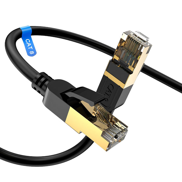 cat gruciso Cat 8 Ethernet Cable, 6FT High Speed Heavy Duty 26AWG Cat8 LAN