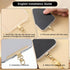 Jxiwfvl 2 Pack 360Rotatable Phone Tether Tabs, Phone Charm Hook CellPhone Lanyard Tab Gold Phones Clip for Lanyard
