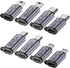 USB C/Lightning to Micro USB Adapter, Type C/Micro USB Female to Lightning Male Converter, 8 Pack Micro USB/Lighting to