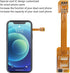 Diyeeni 8.4x1.6cm SIM Card Extender for Android Phones, Dual Card Adapter, FPC Material, Lightweight, Easy Install