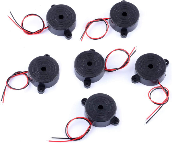 6Pcs 100dB Electronic Buzzer Alarm - Continuous Sound Beep (Pack of 6) CYT1117