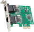 Syba Dual Port Gigabit Ethernet PCI Express 2.1 Network Adapter Card with Realtek RTL8111 Chipset