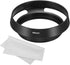 PATIKIL 49mm Lens Hood, Standard Vented Matte Surface Anti-reflective Inside Hood with Cleaning Cloth for Camera Lens