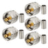 wlaniot PL259 Crimp Connectors, UHF Male RF Coax Compatible with RG58 RG142 RG400 Low Loss