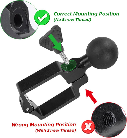 Roykaw Golf Cart Phone Mount Holder for iPhone/Galaxy/Google Pixel/Motorola, Compatible with EZGO, Club Car, Yamaha,