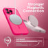 CAPRARO iPhone 13 Pro Max Case: Magnetic, Compatible with MagSafe, Shockproof Protective Slim Translucent Matte - 6.7''
