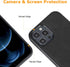 molzar GripBig Series Case for iPhone 12 and 12 Pro, Built-in Metal Plate for Magnetic Mount, Black/Black