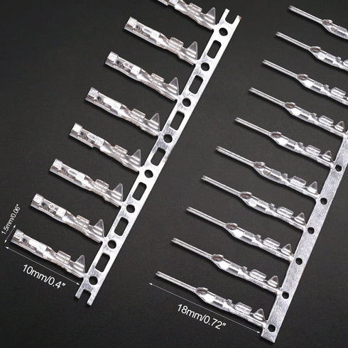 Twidec 600PCS 2.54mm Dupont Connector Kit, 1/2/3/4/5/6/7 Pin Housing with Male and Female Terminals