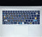 Sanfulin Keyboard Cover Skin for Microsoft Surface Laptop 3 & Surface Book 3, Silicon Protector with Big Letters