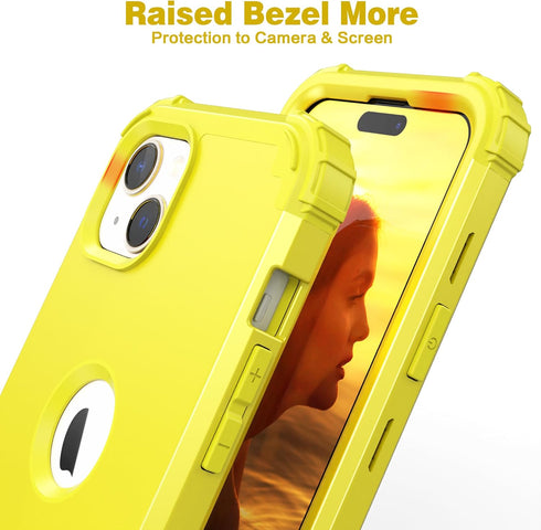 IDweel 15 3 1 for iPhone Case with Screen Protector,Luxury in Shockproof Slim Fit Hybrid Heavy Duty Protection Glitter