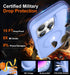 iPhone 13 Pro Case - Blue, Mil-Grade Shockproof, Strong Magnetic, with Screen & Camera Lens Protectors, Compatible with