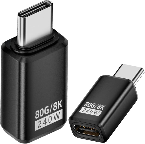 MISYNLON 240W 80Gbps USB C Adapter, Thunderbolt 5 USB C Adapter, Type C