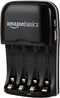 Amazon Basics Rechargeable Battery Charger for AA & AAA Ni-MH Batteries with USB Port,