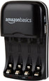 Amazon Basics Rechargeable Battery Charger for AA & AAA Ni-MH Batteries with USB Port,