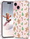 Gingerbread Man Pattern Clear Phone Case for iPhone 15, Soft TPU Slim Shockproof Cover for Boys & Girls, 6.1 Inch