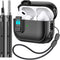 Military Hard Case for AirPods Pro with Cleaner Kit, Secure Lock for Apple AirPods Pro 2nd/1st Gen, Black