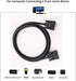 DTech 5 Feet DB9 RS232 Serial Cable Female to Female Null Modem Cord, Full Handshaking 7 Wire Crossover for Data