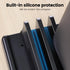 3-Slot Vertical Laptop Stand Holder, Adjustable ABS Plastic Desktop Notebook Dock, Space-Saving Vertical Laptop Stand