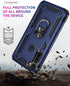 Moto G Stylus/Pro (2020) Case with Tempered Glass Screen Protectors, Androgate Ring Kickstand Shockproof Cover