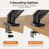 Simple Deluxe 13" 32" Single Monitor Arm, to Adjustable Desk Monitor Stand Mount, Black