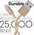 TalkWorks Micro USB Cable 6ft Long - Android Cell Phone Charger, Braided Heavy Duty Fast Charging Cord for Samsung
