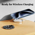 nediea 360 16/15/14/13/12/Smartphones (P111 Bat Magnetic Cell Phone Ring Holder, Metal Phone Grip for Magsafe, Degree