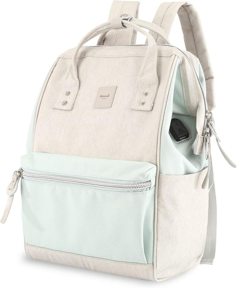 himawari Laptop Backpack for Women & Men, Travel Backpack with USB Charging Port, Large Water Resistant College Bag
