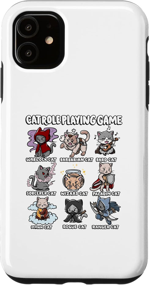 iPhone 11 Cat Role Playing Game Cosplayer Costume Cute Cat Case