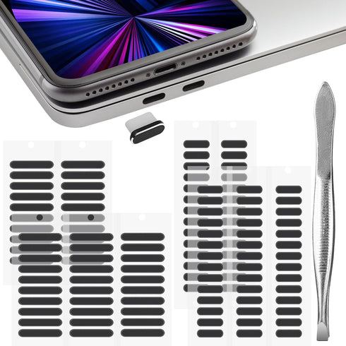 IOUALEY 112 Pcs Speaker Anti Dust Protector Kit, Phone Speaker Dust Cover Dustproof