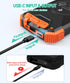 BLAVOR Solar Charger Power Bank 10,000mAh, Portable Wireless Charger, 20W Fast Charging External Battery Pack with USB