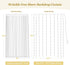 1012ft 2 512ft Baby Blue Sheer Tulle Backdrop Curtains with Lights String for Parties Baby Shower Decorations for Boy