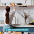 iLive Under The Counter Wireless Stereo Bluetooth Speaker with Digital Alarm Clock, Kitchen Timer, Dual HD Speakers