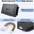 FEMORO 4-in-1, M.2 10Gbps 12V/2A M.2 2.5" 3.5" Hard Drive Reader SATA IDE to USB Docking Station, NVME Dock, Computer
