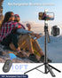 Yeaki 71" Phone Tripod,Tripod for iPhone with Fill Light and Rechargeable Remote,Aluminum Selfie Stick Phone Stand