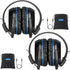 SIMOLIO IR Headphones for Car DVD System, Universal 2 Channel Wireless Infrared Car Headphone, Folding & Carry Pouch (2