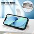 LUMARKE iPhone 13 Wallet Case - Detachable Flip Folio Cover, RFID Blocking 4 Card Slots, Premium Leather Kickstand