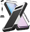 Heavy Duty Case for Samsung Galaxy S10 Plus/S10+ 6.4 Inch, Non-Slip Grip Bumper with 12ft Drop Protection - Black/White