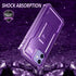 Dexnor iPhone 12 & 12 Pro Case, Built-in Screen Protector and Kickstand, Heavy Duty Military Grade Shockproof Cover,
