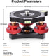 yqlbgprj Leveler,3/8Thread,+/-5Precise 3axis Head,LP642026 Tripod Leveling Base,Camera Head Angle
