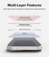 Ringke Full Cover Glass for iPhone 15 - Shatterproof 9H Tempered Glass Screen Protector, Easy Install, Case Friendly.