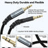 AUX Cable 10ft, 3.5mm Male to Male 10 Feet Long Aux Cord for Car Auxiliary to Aux Cables - Hi-Fi Sound