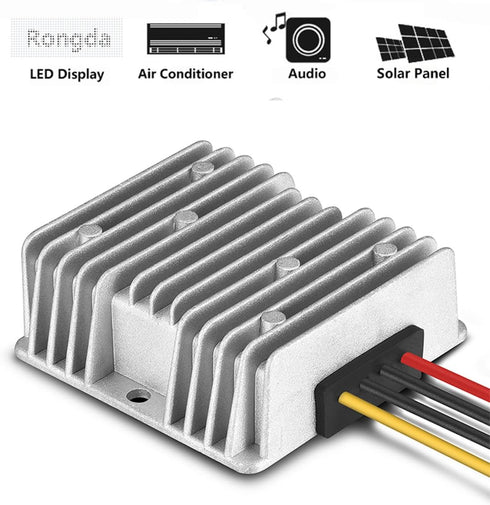 Waterproof DC/DC 12V Step Up to 19V Voltage Boost Converter Regulator, 0~10A 190W Power Supply for Car Truck