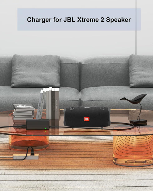 19V Speaker Charger Compatible with JBL Xtreme 2/1 Boombox 2/1 Waterproof Portable Bluetooth Speaker Power Cord Replacement.