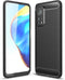 Case Compatible with Xiaomi Mi 10T/10T Pro, Carbon Fiber Texture Design Shock Absorption Case (Black)