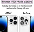 14 Pro Back Rear Camera Lens Glass Replacement for iPhone 14 Pro and iPhone 14 Pro Max with Pre-Installed Adhesive and