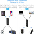 Bluetooth 5.0 Transmitter 3 in 1, Wireless Receiver Adapter with 3.5mm AUX Stereo Output for TV, PC, Car, Headset,