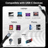 240W USB 4 Cable 6.6ft, Supports 8K@60Hz HD Display & 40Gbps Data Transfer for iPhone 15/Pro/Plus/Max